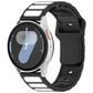 I-Shaped Dual Color Silicone Watch Band, 18mm