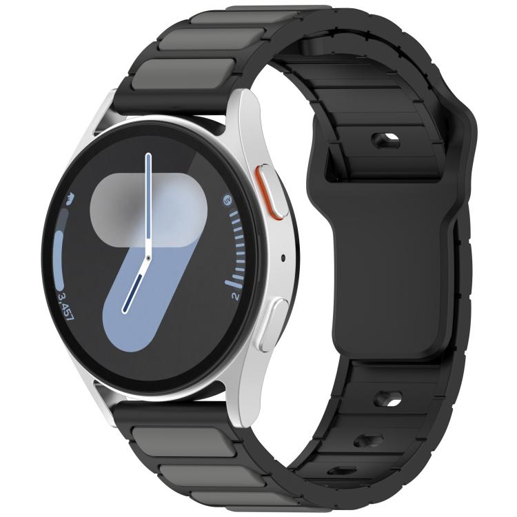 I-Shaped Dual Color Silicone Watch Band, 18mm