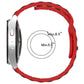 I-Shaped Dual Color Silicone Watch Band, 18mm