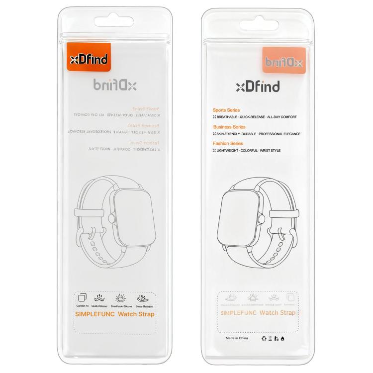 xDfind Seven-bead Solid Stainless Steel Watch Band, 14mm, 18mm, 20mm, 22mm