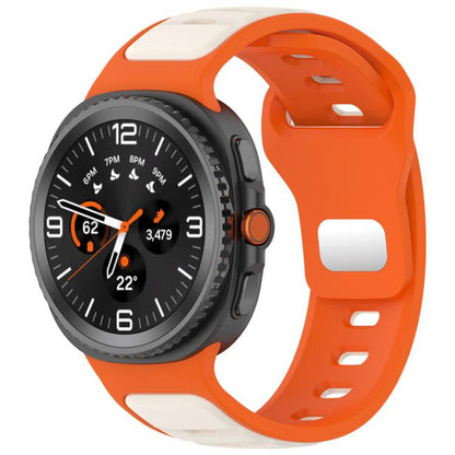 xDfind Dual Color Silicone Watch Band, For Galaxy Watch9 / 8 / 8 Classic