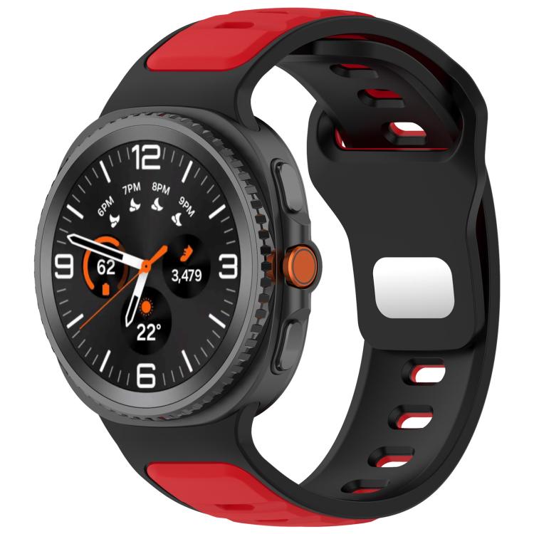 xDfind Dual Color Silicone Watch Band, For Galaxy Watch9 / 8 / 8 Classic