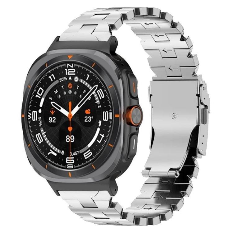 Butterfly Safety Buckle Titanium Alloy Watch Band, For Galaxy Watch9 / 8 / 8 Classic