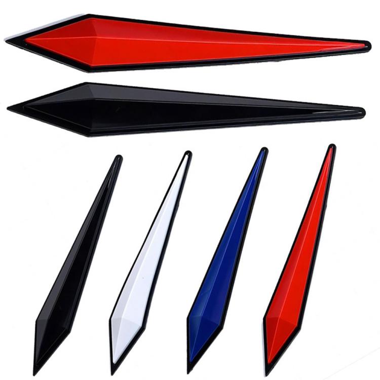 4pcs PVC car door anti-collision strip set in red, blue, and black tones