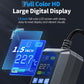 Portable hot air gun with large 1.5-inch color LCD screen and display controls