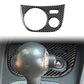 Carbon Fiber Car Water Cup Panel Decorative Sticker for SEAT Leon 2005-2012, Water Cup Panel, Left Driver, Water Cup Panel, Right Driver