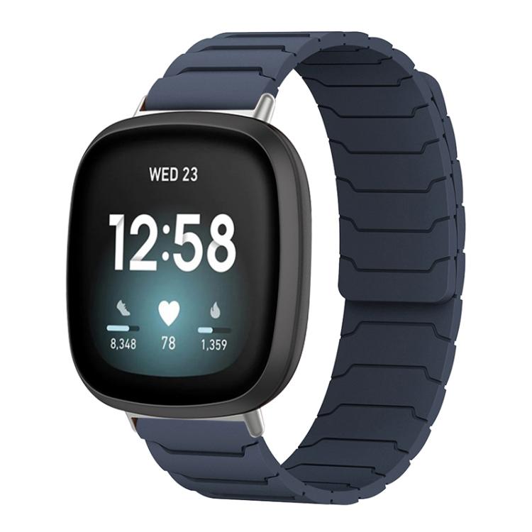 xDfind Magnetic Silicone Watch Band, For Fitbit Versa 4 / 3 / Sense 2 / Sense