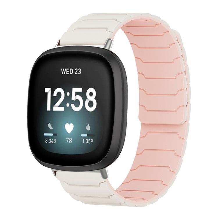 xDfind Magnetic Silicone Watch Band, For Fitbit Versa 4 / 3 / Sense 2 / Sense