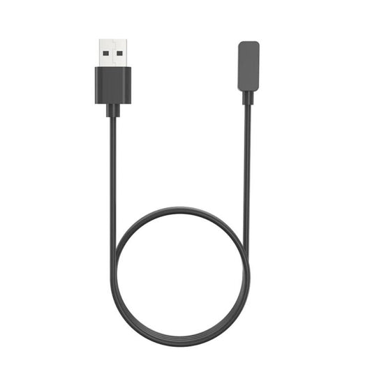 xDfind black USB charging cable looped with USB-A plug and magnetic watch connector