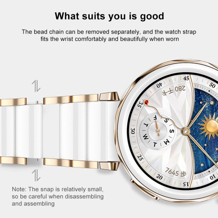 xDfind Ceramic Stainless Steel Watch Band, For Huawei Watch GT 7 41mm / GT 6 41mm