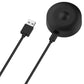 Black USB-A to Type-C charging cable with charging base puck