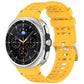 xDfind Alloy Silver Buckle Breathable Hole Silicone Watch Band, For Galaxy Watch9 / 8 / 8 Classic