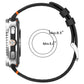 xDfind Alloy Silver Buckle Breathable Hole Silicone Watch Band, For Galaxy Watch9 / 8 / 8 Classic
