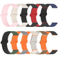 Assorted magnetic silicone watch bands in multiple two-tone color combinations.
