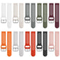 xDfind Silver Buckle Silicone Sport Watch Band, For Samsung Galaxy Watch 7 / 6 / 5 / FE