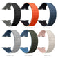 Magnetic silicone watch bands in six two-tone color combinations