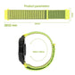 xDfind Wave Texture Nylon Hook and Loop Fastener Watch Band, 20mm, 22mm