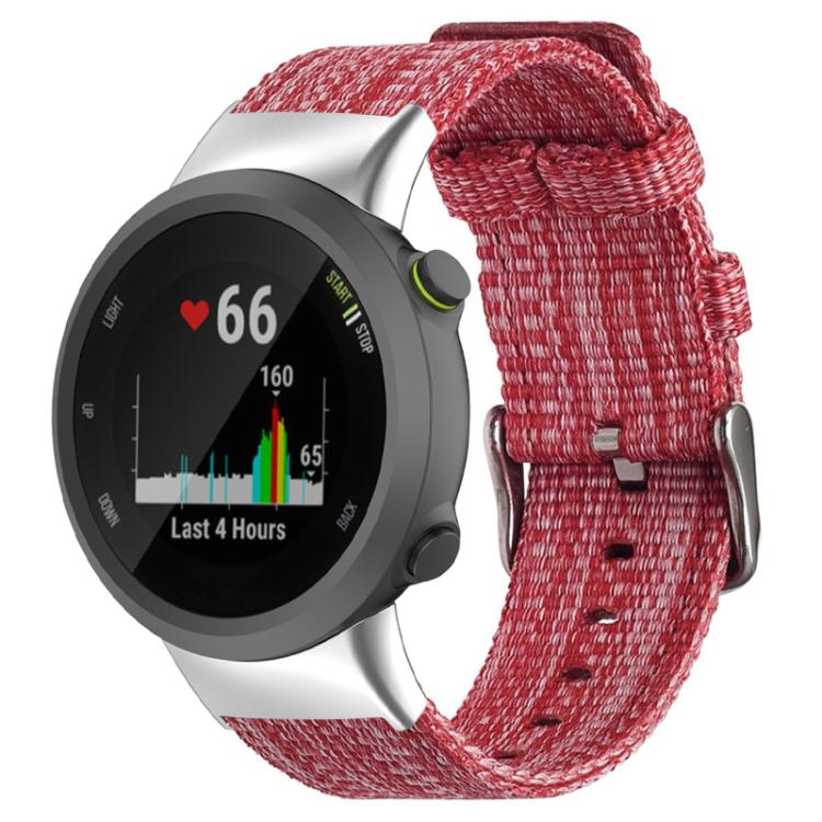 xDfind Nylon Canvas Watch Band, For Garmin Forerunner 45 / 45S / Swim 2