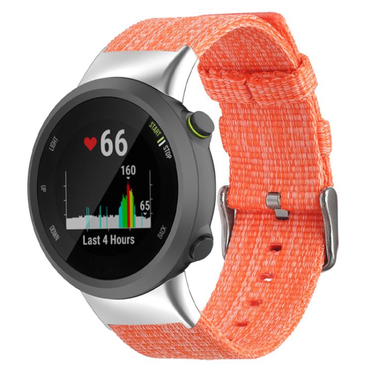 xDfind Nylon Canvas Watch Band, For Garmin Forerunner 45 / 45S / Swim 2