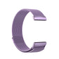 Purple magnetic Milanese watch strap for Fitbit Versa 3, side profile