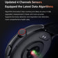 Back of the black GR3 watch showing its heart rate sensor and charging contacts