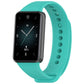 Teal TPU sport watch band for Honor Band 9, shown on watch