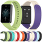 Color options for TPU sport watch bands, including lime, purple, red, blue and black