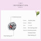 S925 garden elves charm bead with ladybug red enamel, oxidized silver detail.