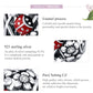 Sterling silver charm bead showing red ladybug enamel in silver floral filigree.