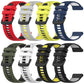 xDfind Two Color Silicone Watch Band, For Garmin Forerunner 965