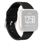 For Fitbit Versa 2 / Versa / Versa Lite xDfind Reverse Buckle Solid Color Silicone Watch Band, S, L