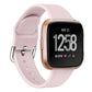 For Fitbit Versa 2 / Versa / Versa Lite xDfind Reverse Buckle Solid Color Silicone Watch Band, S, L
