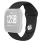 For Fitbit Versa 2 / Versa / Versa Lite xDfind Rivet Buckle Solid Color Silicone Watch Band, S, L
