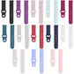 For Fitbit Versa 2 / Versa / Versa Lite xDfind Rivet Buckle Solid Color Silicone Watch Band, S, L