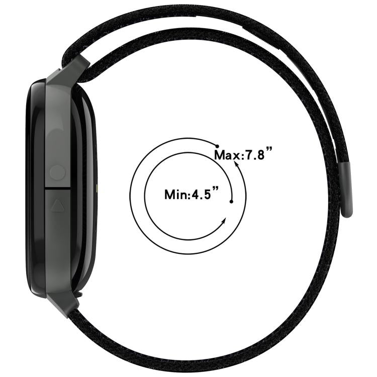 xDfind Nylon Loop Hook and Loop Fastener Watch Band, For Fitbit Ace LTE