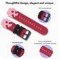 Black Buckle Two Color Silicone Watch Band, For Imoo Watch Phone D2 / D3 / Z6 / Q5