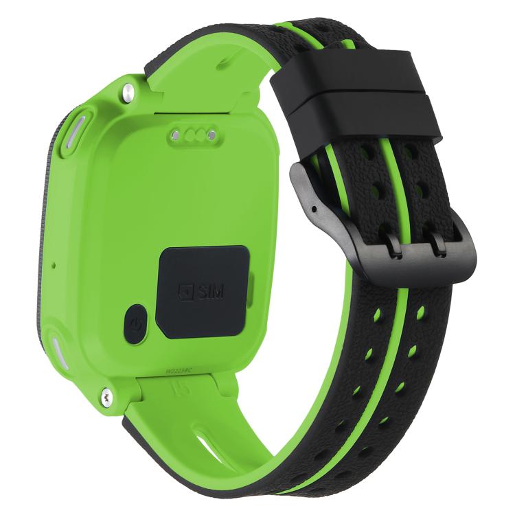Black Buckle Two Color Silicone Watch Band, For Imoo Watch Phone Q1A / D2