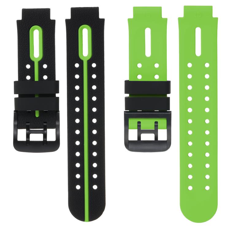 Black Buckle Two Color Silicone Watch Band, For Imoo Watch Phone Q1A / D2