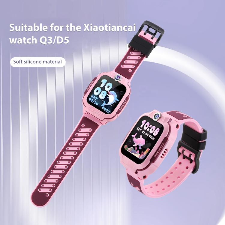 Twill Two Color Silicone Watch Band, For Imoo Watch Phone D2 / D3 / Z6 / Q5