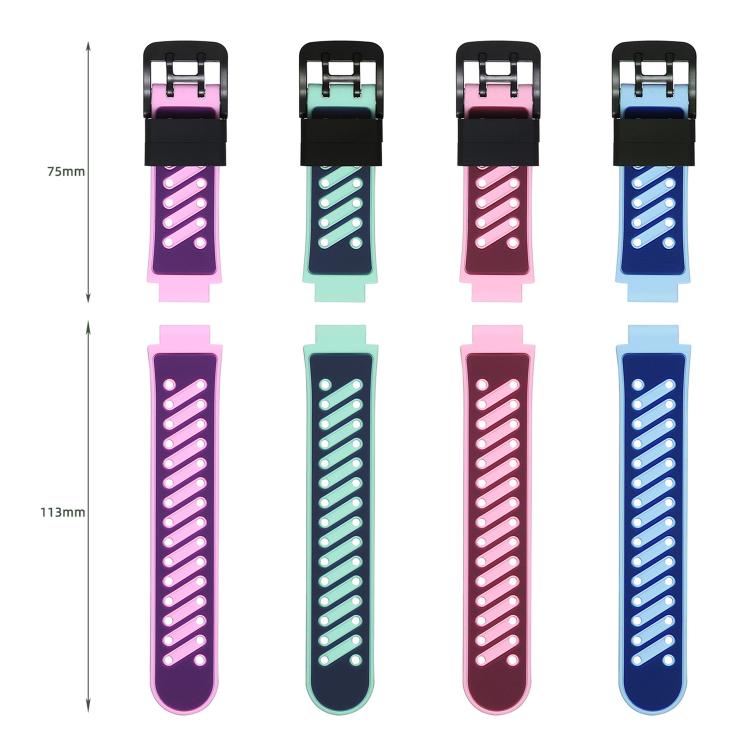 Twill Two Color Silicone Watch Band, For Imoo Watch Phone D2 / D3 / Z6 / Q5