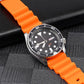 xDfind Silver Buckle Silicone Watch Band, 20mm, 22mm