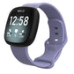 For Fitbit Versa 3 / Sense Silicone Replacement Strap Watchband, Size: L