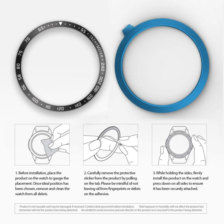 Smart Watch Steel Bezel Ring, E Version, For Samsung Galaxy Watch 3 41mm, For Samsung Galaxy Watch 3 45mm