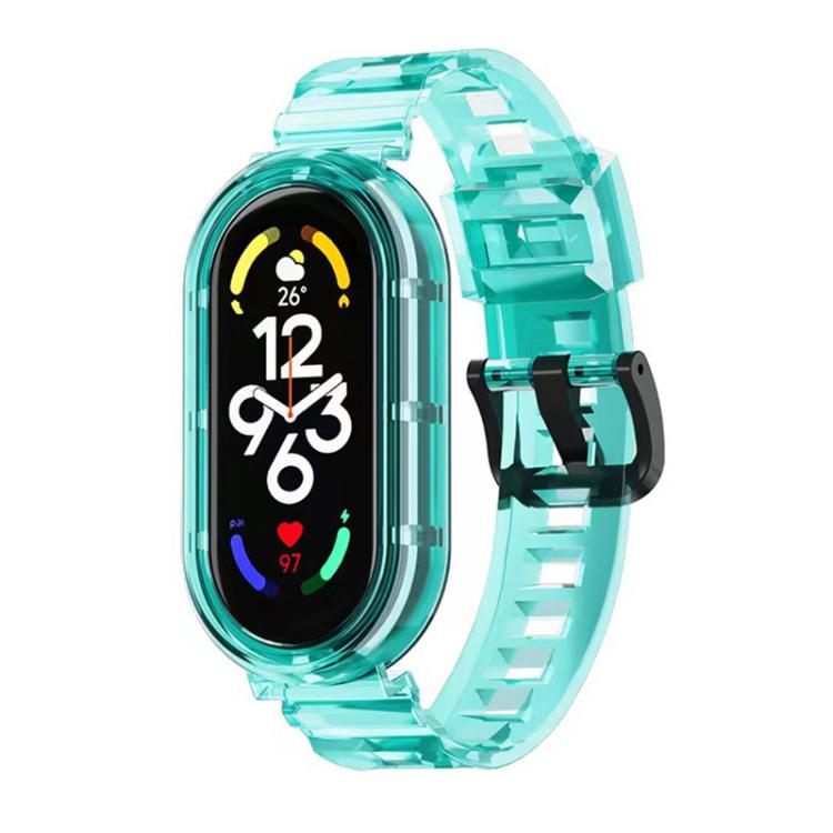 xDfind Glacier Armor Integrated Cover TPU Watch Band, For Xiaomi Smart Band 11 / 10 / 9 / 8