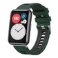 xDfind Dual Color Silver Buckle Silicone Watch Band, For Huawei Watch Fit New