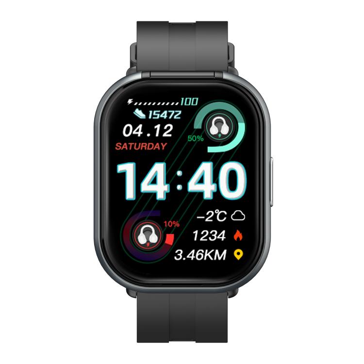 D12 2.01 inch TFT Screen Smart Bluetooth Watch & Headphone 2 in 1 Support Wireless Calling