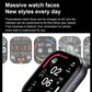 D12 2.01 inch TFT Screen Smart Bluetooth Watch & Headphone 2 in 1 Support Wireless Calling