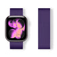 Milanese stainless steel watch band in deep purple