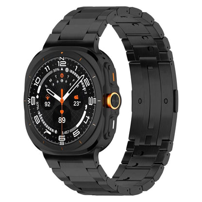 Integrated Three Beads  HW Buckle Titanium Alloy Watch Band, For Galaxy Watch9 / 8 / 8 Classic