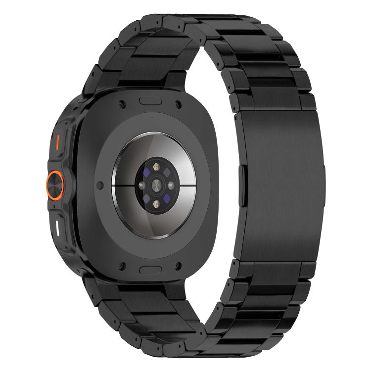 Integrated Three Beads  HW Buckle Titanium Alloy Watch Band, For Galaxy Watch9 / 8 / 8 Classic